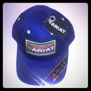 NEW ARIAT blue adjustable baseball cap